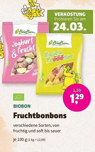 Aleco Biomarkt Biobon Fruchtbonbons