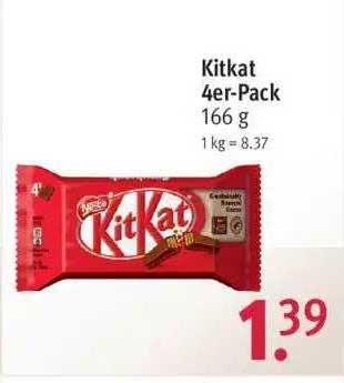 Kitkat 4er-pack Angebot Bei ROSSMANN - 1Prospekte.de