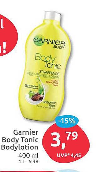 Budni Garnier Body Tonic Bodylotion