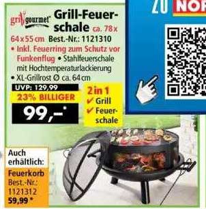 Norma24 Grill Gourmet Grill-feuer-schale