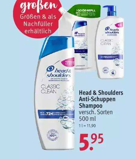 ROSSMANN Head & Shoulders Anti-schuppen Shampoo