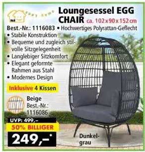 Norma24 Loungesessel Egg Chair