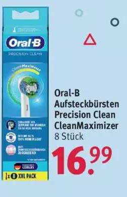 ROSSMANN Oral-b Aufsteckbürsten Precision Clean Cleanmaximezer