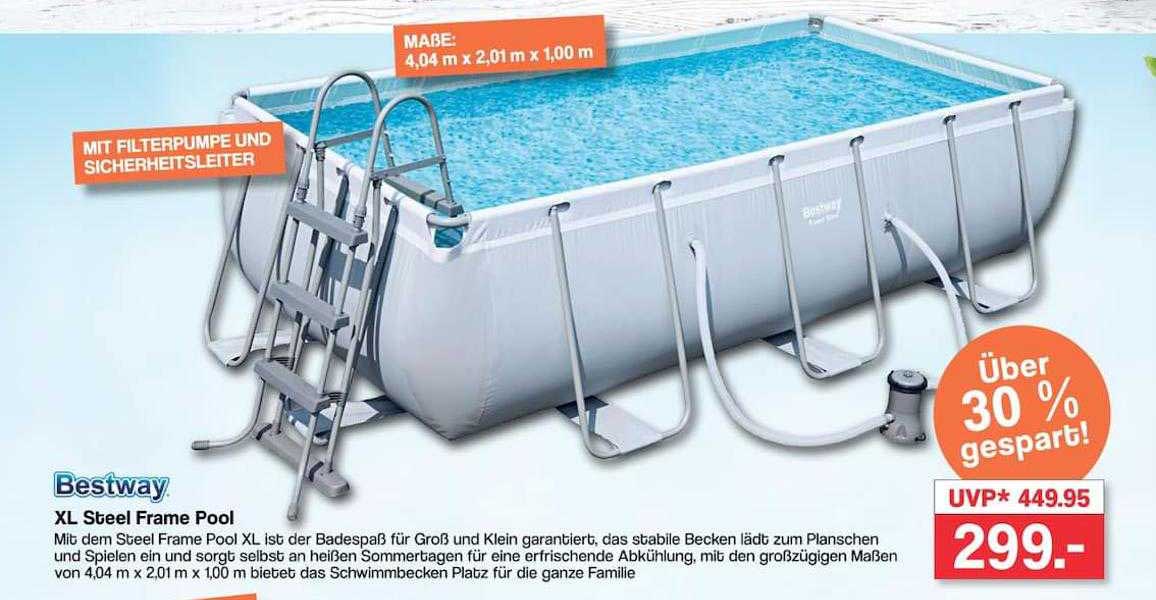 Bestway Xl Steel Frame Pool Angebot bei Famila Nordwest 1Prospekte.de