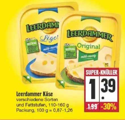 Angebot bei Käse Leerdammer EDEKA