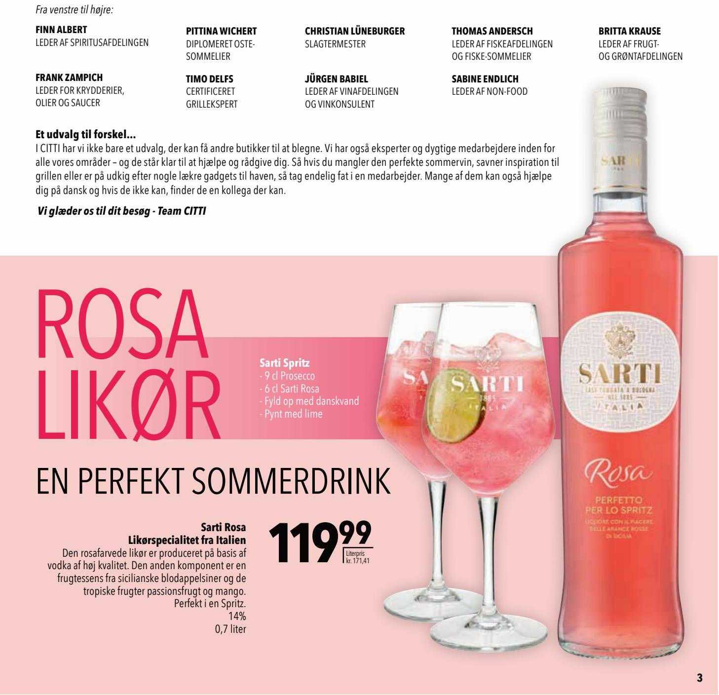 Sarti Rosa Angebot bei Sagasser