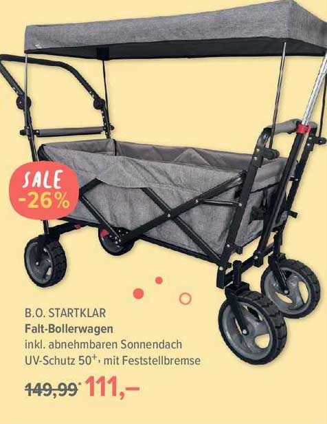 BabyOne B.o Startklar Falt Bollerwagen