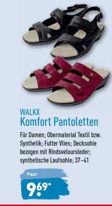 walkx pantoletten aldi