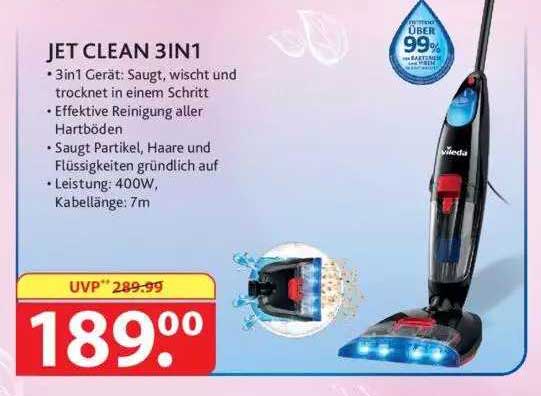Vileda Jet Clean Vileda Jet Clean 3in1 Angebot bei Famila - 1Prospekte.de