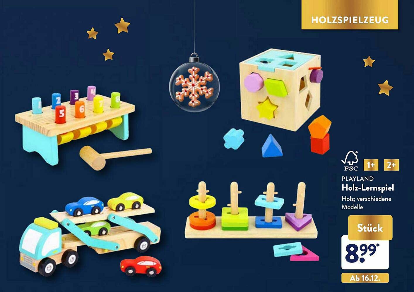 Playland Holzlernspiel Angebot bei ALDI Nord 1Prospekte.de