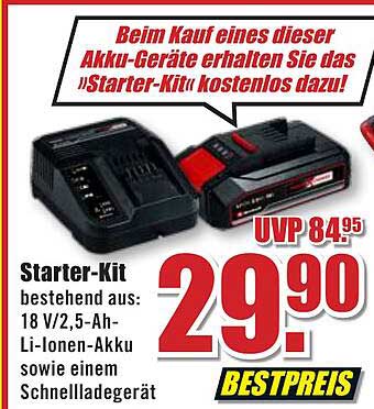 Starter-kit Angebot bei B1 Discount Baumarkt - 1Prospekte.de
