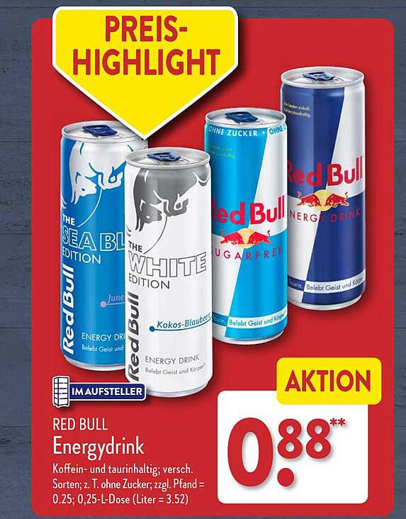 Red Bull Energy Drink Angebot bei ALDI Nord 1Prospekte.de