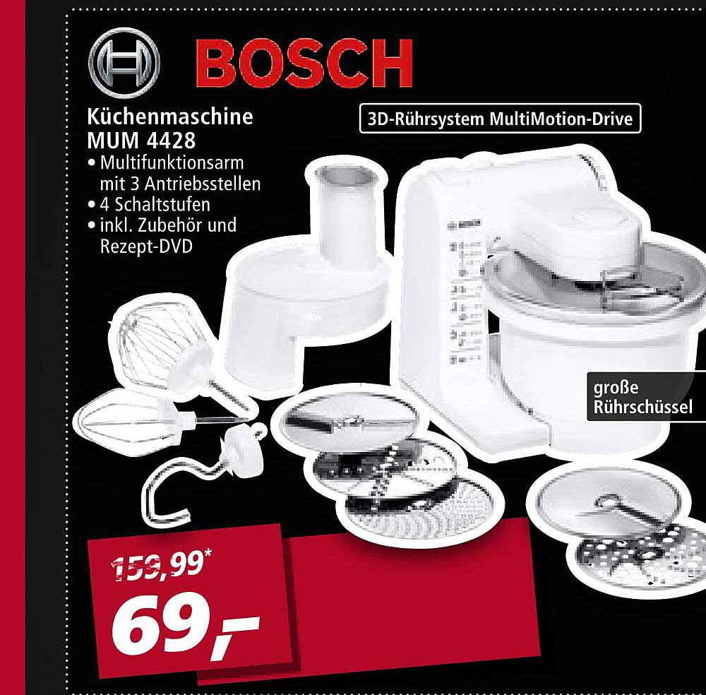 Real Bosch Küchenmaschine Mum 4428