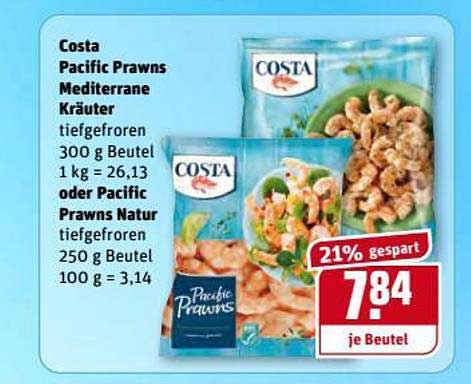 Costa Pacific Prawns Mediterrane Kräuter Oder Pacific Prawns Natur