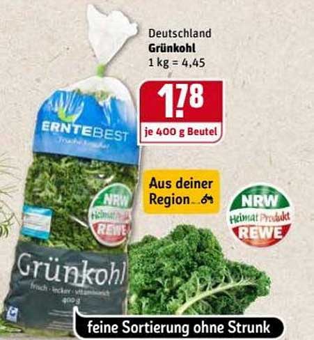 Deutschland Grünkohl Angebot bei REWE 1Prospekte.de