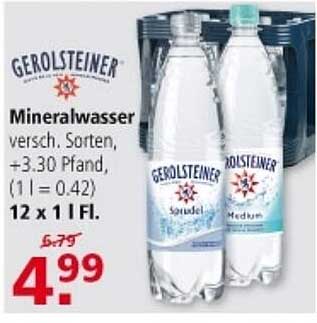 Multi Markt Gerolsteiner Mineralwasser
