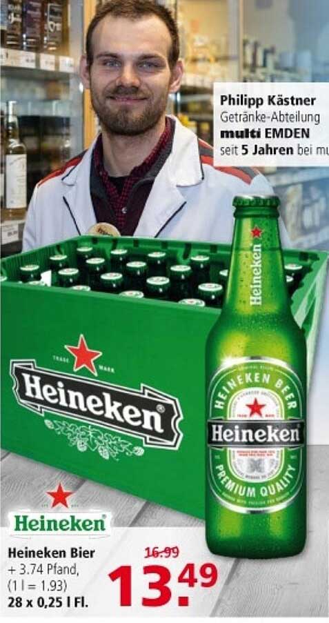 Multi Markt Heineken Bier