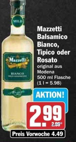 Dodenhof Mazzetti Balsamico Bianco, Tipico Oder Rosato