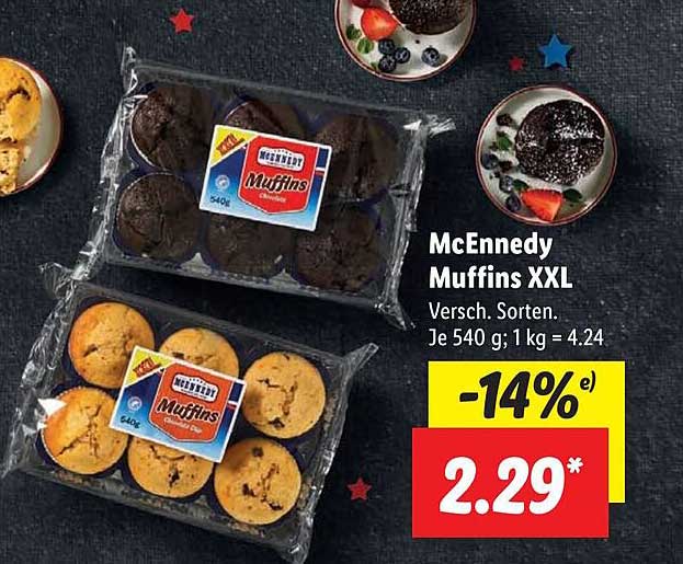 Mcennedy bei Angebot Xxl Lidl Muffins