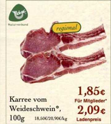 LPG Biomarkt Karree Vom Weideschwein