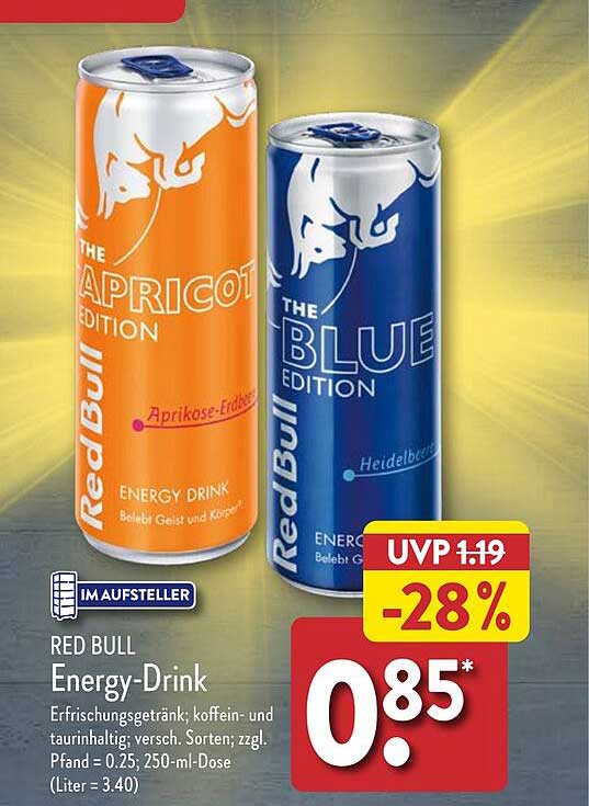Red Bull Energydrink Angebot bei ALDI Nord