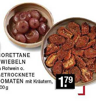Edeka Zurheide Borettane Zwiebeln In Rotwein O Getrocknete Tomaten Mit Kräutern