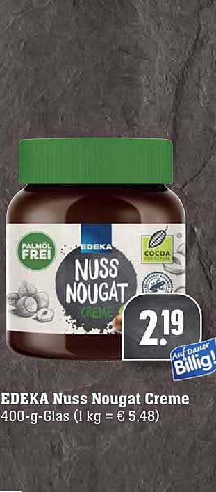 Edeka Nuss Nougat Creme Angebot bei Scheck-in-Center - 1Prospekte.de