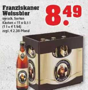 Trinkgut Franziskaner Weissbier Versch. Sorten