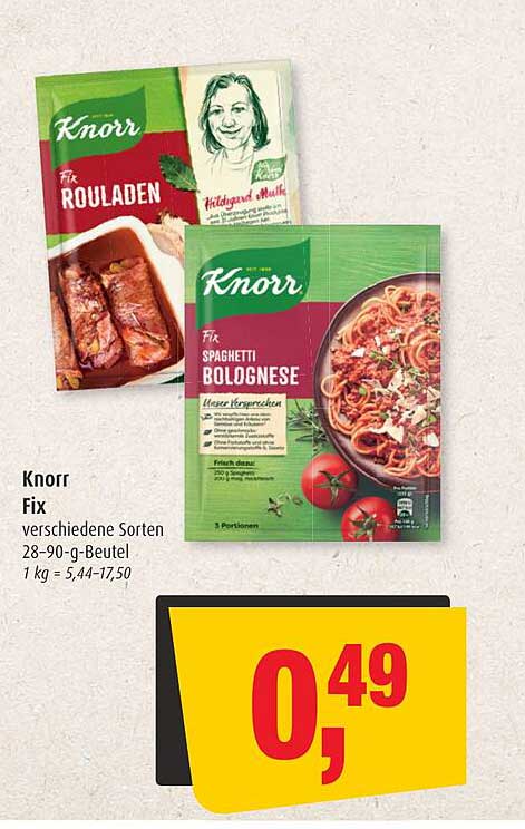 Markant Markt Knorr Fix