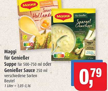 Markant Markt Maggi Für Genießer Suppe Oder Genießer Sauce