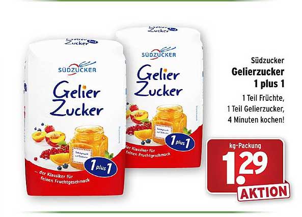 Südzucker Gelierzucker 3 Plus 1 Angebot bei NORMA