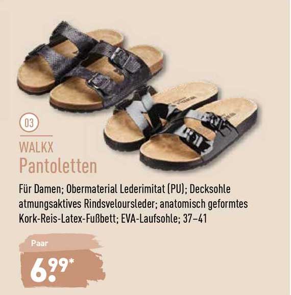 walkx pantoletten aldi