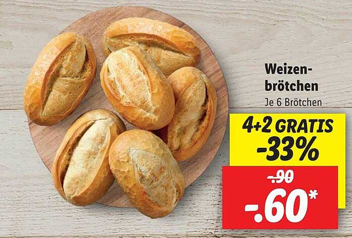 Weizen Brötchen Angebot bei Lidl - 1Prospekte.de