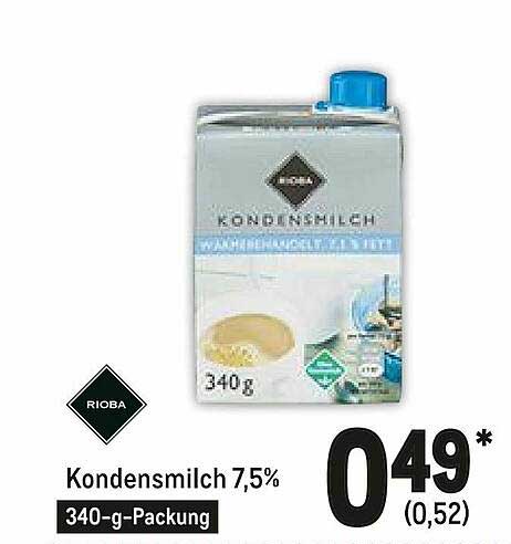 Gezuckerte Kondensmilch Angebot bei Lidl