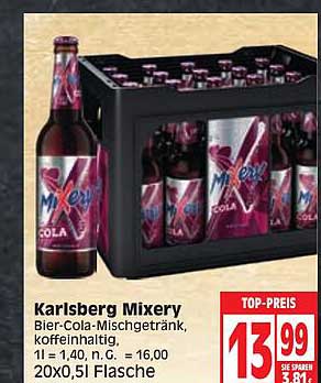 Karlsberg Mixery Angebot bei EDEKA - 1Prospekte.de