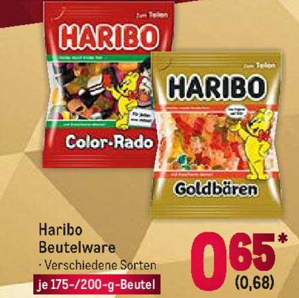 Haribo Beutelware Angebot bei METRO - 1Prospekte.de