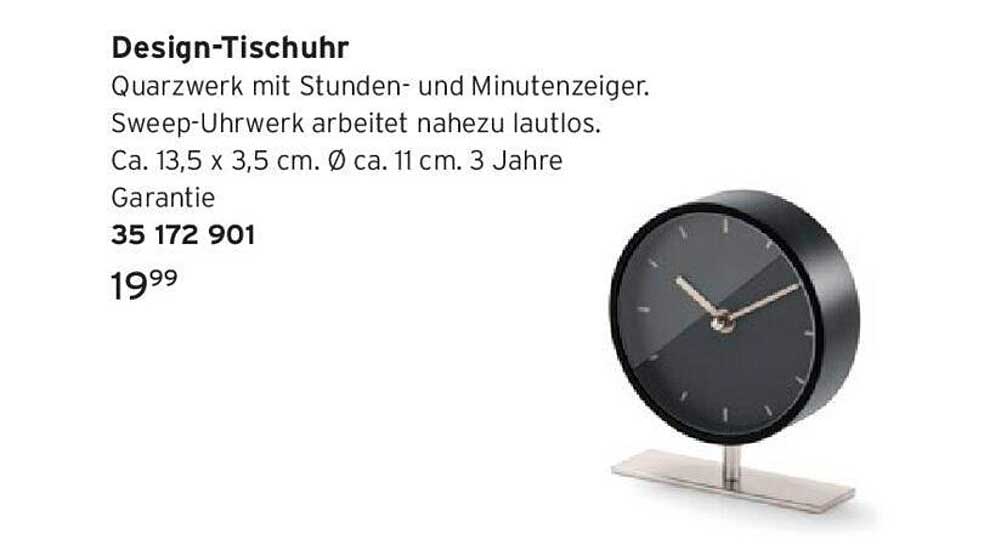 Design-tischuhr Angebot bei Tchibo - 1Prospekte.de