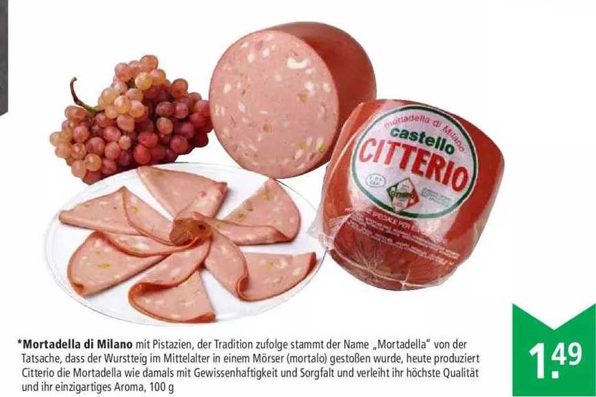 Citterio Mortadella Castello Angebot bei DINEA