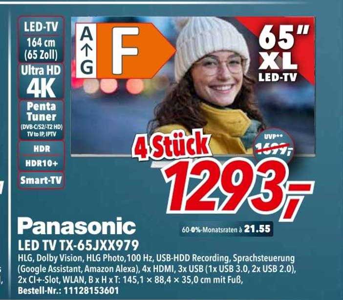 Dodenhof Panasonic Led Tv Tx-65jxx979