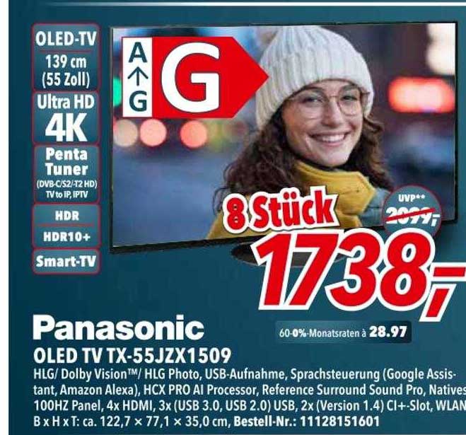 Dodenhof Panasonic Oled Tv Tx-55jzx1509
