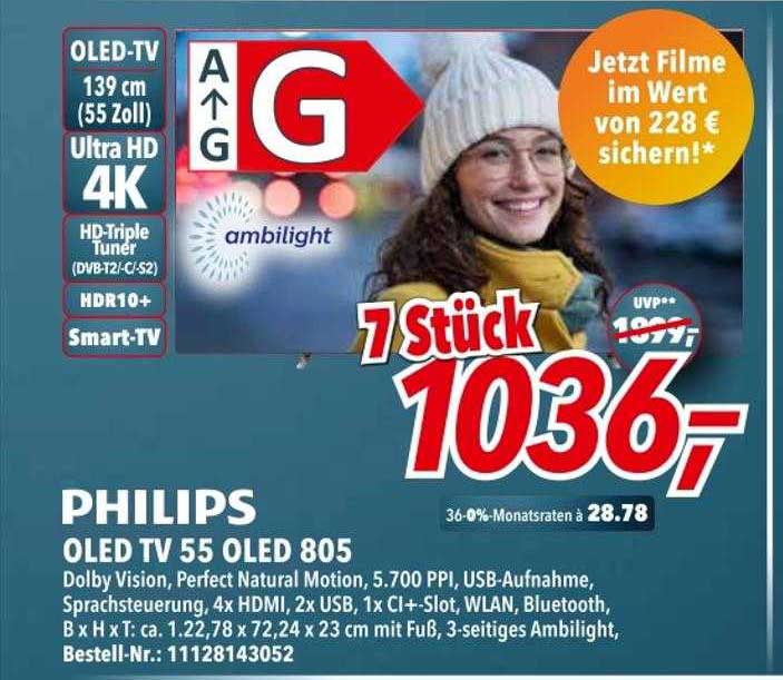 Dodenhof Philips Oled Tv 55 Oled 805