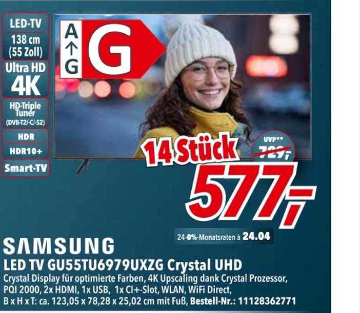 Dodenhof Samsung Led Tv Gu55tu6979uxzg Crystal Uhd