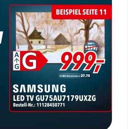 Dodenhof Samsung Led Tv Gu75au7179uxzg