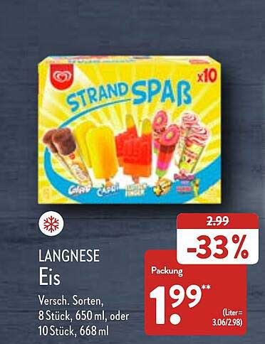 Langnese Eis Angebot bei ALDI Nord 1Prospekte.de