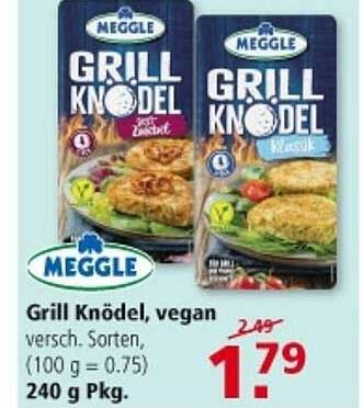 Multi Markt Meggle Grill Knödel, Vegan