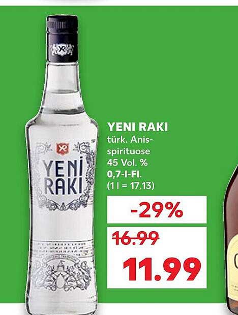 Yeni Raki Angebot bei Kaufland