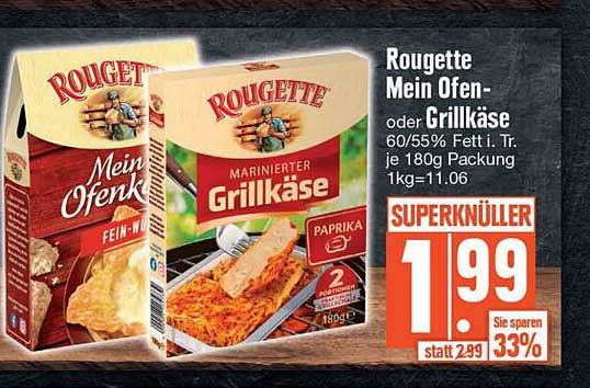 Rougette Mein Ofen- Oder Grillkäse Angebot bei EDEKA