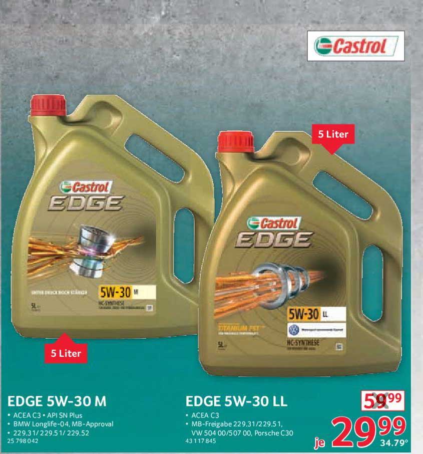 Castrol Edge 5w 30 M, Edge 5w-30 Ll Angebot bei Selgros - 1Prospekte.de