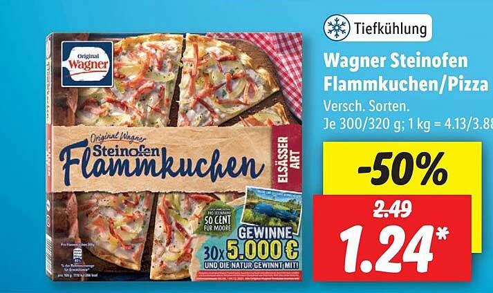 Wagner Steinofen Flammkuchen Oder Pizza Angebot bei Lidl 1Prospekte.de