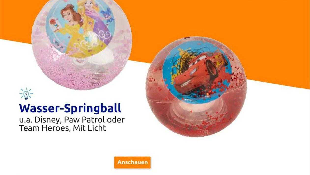 Wasser-springball Angebot bei Action - 1Prospekte.de